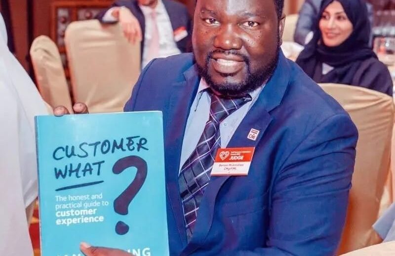 Benson Mukandiwa at the Gulf Customer Experience Awards