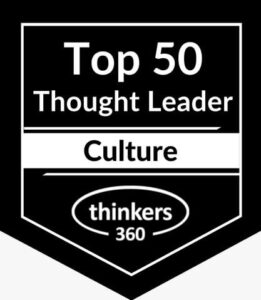 Thinkers360 Top 50 Thought Leader badge for Culture