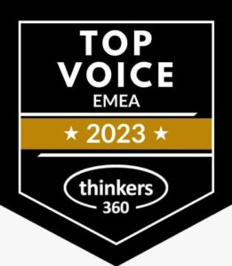 Thinkers360 Top Voice 2023 badge