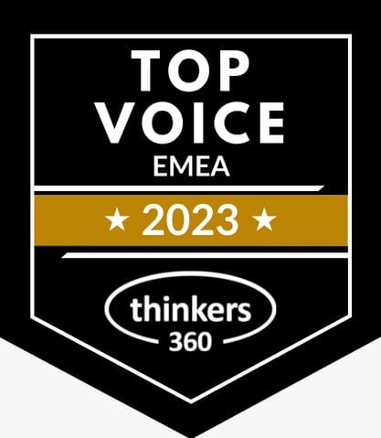 Thinkers360 Top Voice 2023 badge